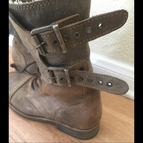 ALL SAINTS COMBAT BOOTS - Picture 3 of 6